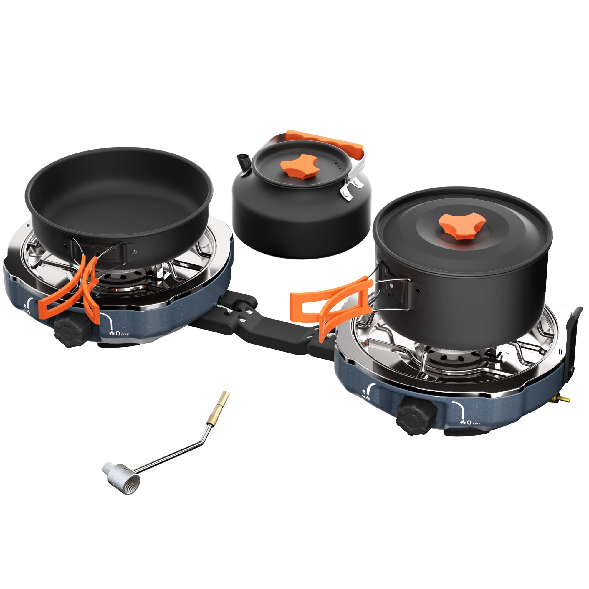 Amazon.com: Cofiyard Propane 2 Burner Camping Stove Kit with
